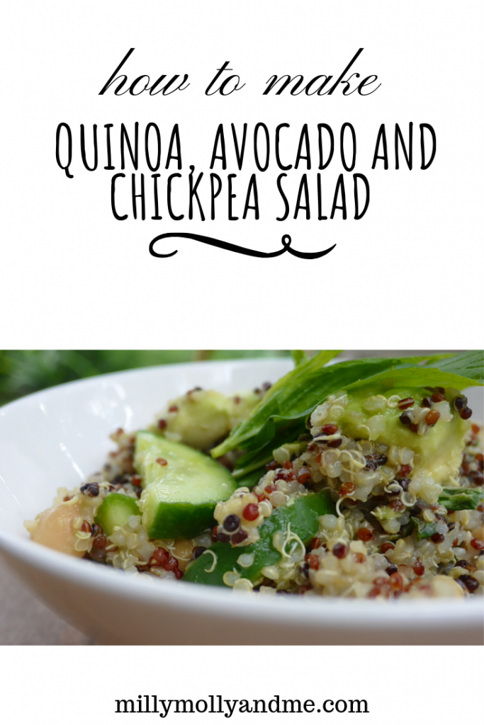 Quinoa, Avocado and Chickpea Salad - Milly, Molly and Me